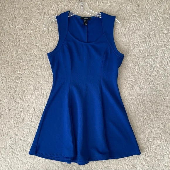 Forever 21 | Dresses | Forever 2 Blue Mini Dress Size M | Poshmark
